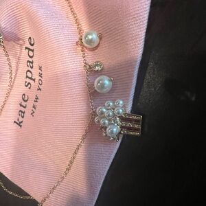 Kate Spade Gold and Pearl Necklace